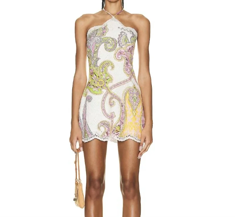 Best Deals Just for You!Best Deals Just for You!Agra Printed Mini Dress In Off White Best Deals Just for You!Best Deals Just for You!Agra Printed Mini Dress In Off White