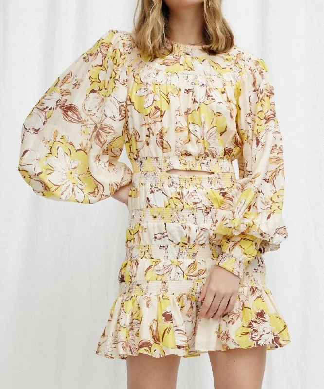 Hurry! While Supplies Last!Hurry! While Supplies Last!Aisha Mini Dress In Mimosa Floral Hurry! While Supplies Last!Hurry! While Supplies Last!Aisha Mini Dress In Mimosa Floral