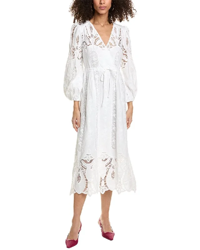 Save Like Never Before!Save Like Never Before!ba&sh Linen-Blend Midi Dress