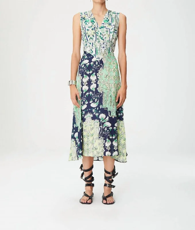 Price Drops You’ll Love!Price Drops You’ll Love!Bariloche Ada Sleeveless Midi Dress In Green And Blue