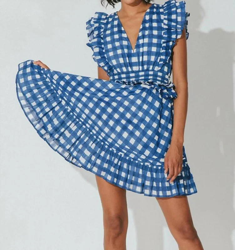 Only a Few Left – Order Now!Only a Few Left – Order Now!Benny Mini Dress In Gingham Only a Few Left – Order Now!Only a Few Left – Order Now!Benny Mini Dress In Gingham