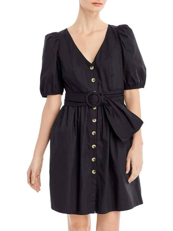 Upgrade for Less!Upgrade for Less!Besima Womens Cotton Fit & Flare Mini Dress