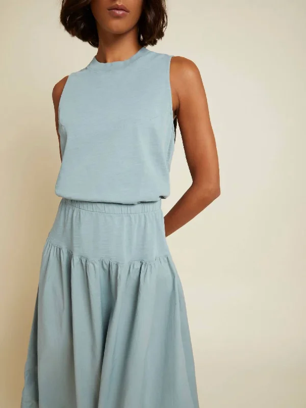 Only a Few Left – Order Now!Only a Few Left – Order Now!Callie Combo Midi Dress in Dusty Blue Only a Few Left – Order Now!Only a Few Left – Order Now!Callie Combo Midi Dress in Dusty Blue