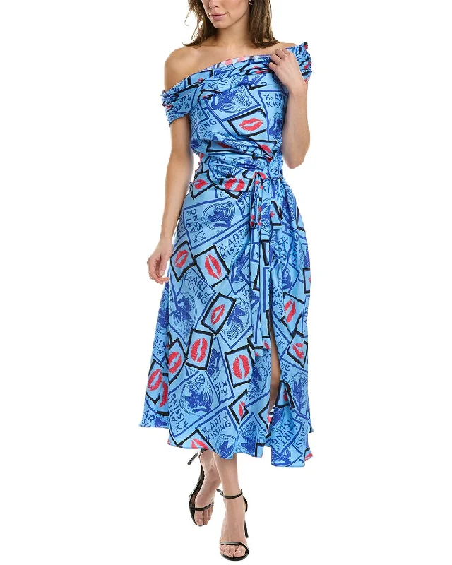 Shop Before It’s Gone!Shop Before It’s Gone!Carolina Herrera Off-The-Shoulder Silk Midi Dress Shop Before It’s Gone!Shop Before It’s Gone!Carolina Herrera Off-The-Shoulder Silk Midi Dress