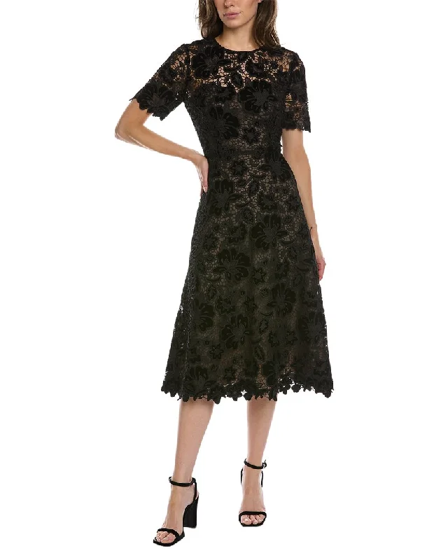 Get Ready to Save!Get Ready to Save!Carolina Herrera Velvet Lace Silk-Lined Midi Dress Get Ready to Save!Get Ready to Save!Carolina Herrera Velvet Lace Silk-Lined Midi Dress