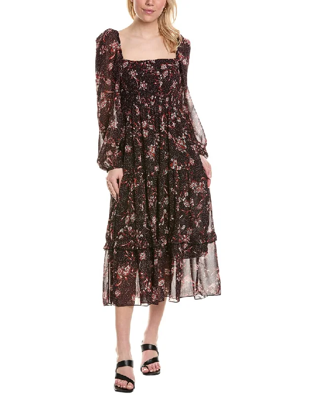 Your Chance to Save is Now!Your Chance to Save is Now!Colette Rose Smocked Midi Dress Your Chance to Save is Now!Your Chance to Save is Now!Colette Rose Smocked Midi Dress