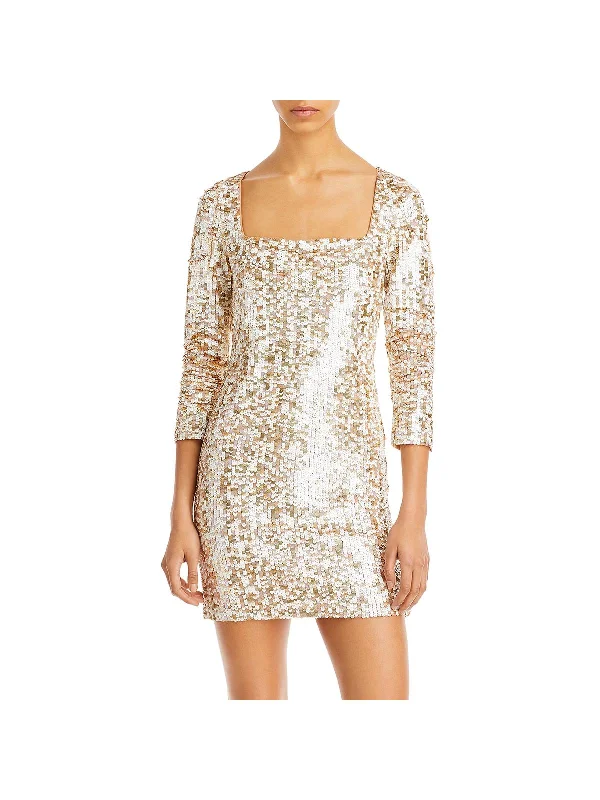 Price Drops You’ll Love!Price Drops You’ll Love!Davinia Womens Sequined Short Mini Dress Price Drops You’ll Love!Price Drops You’ll Love!Davinia Womens Sequined Short Mini Dress