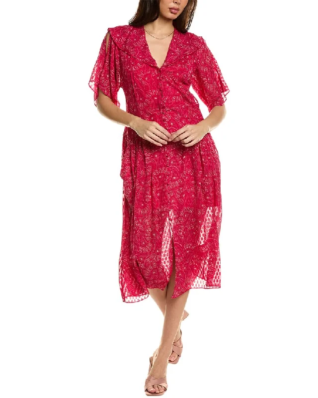 Price Drop Alert!Price Drop Alert!Equipment Samia Silk Midi Dress