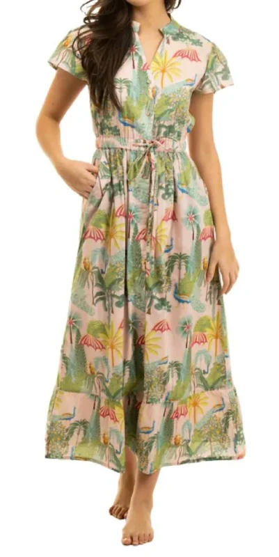 One Click Away from Big Savings!One Click Away from Big Savings!Flutter Midi Dress In Green