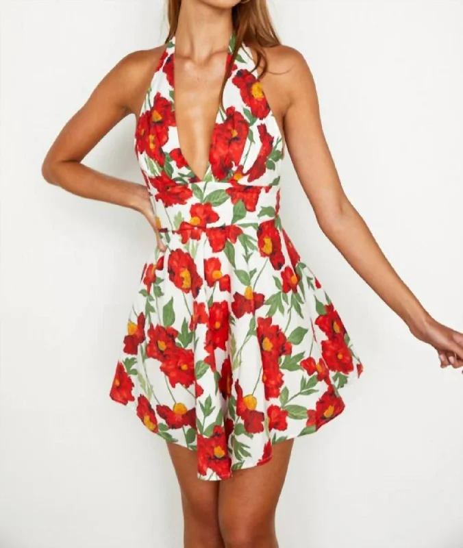 Hot Deals You Can’t Resist!Hot Deals You Can’t Resist!Halter Mini Dress In Red Floral Hot Deals You Can’t Resist!Hot Deals You Can’t Resist!Halter Mini Dress In Red Floral