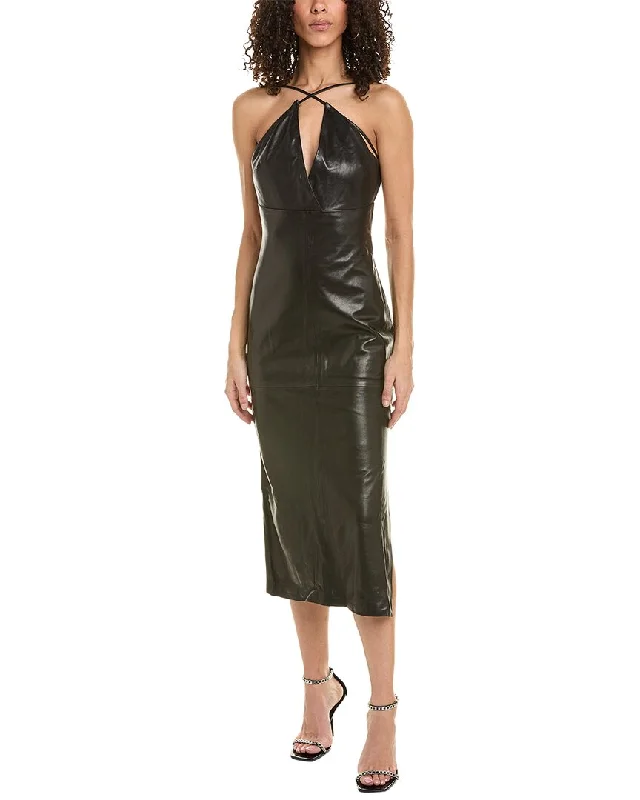 Unbeatable Prices!Unbeatable Prices!IRO Leather Midi Dress