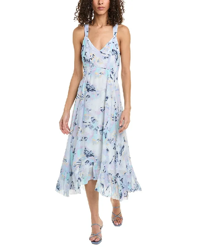 Buy More, Save More!Buy More, Save More!IRO Strappy Back Silk & Linen-Blend Midi Dress