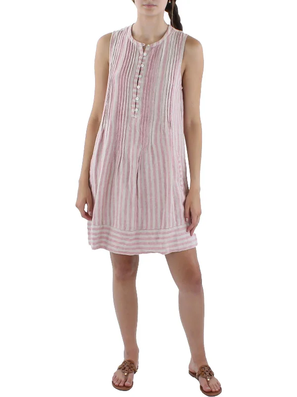 Upgrade for Less!Upgrade for Less!Isha Womens Linen Short Mini Dress