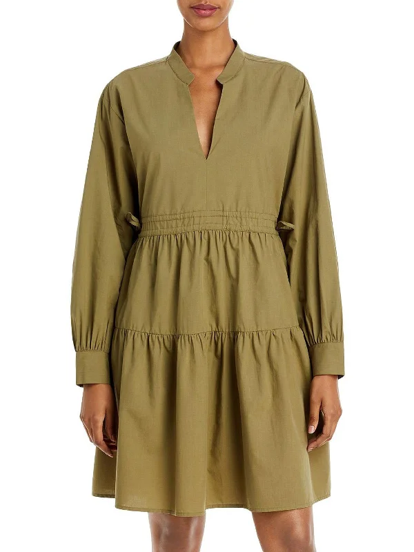 Steals and Deals Await!Steals and Deals Await!Ivy Womens Side Tie Tiered Mini Dress Steals and Deals Await!Steals and Deals Await!Ivy Womens Side Tie Tiered Mini Dress