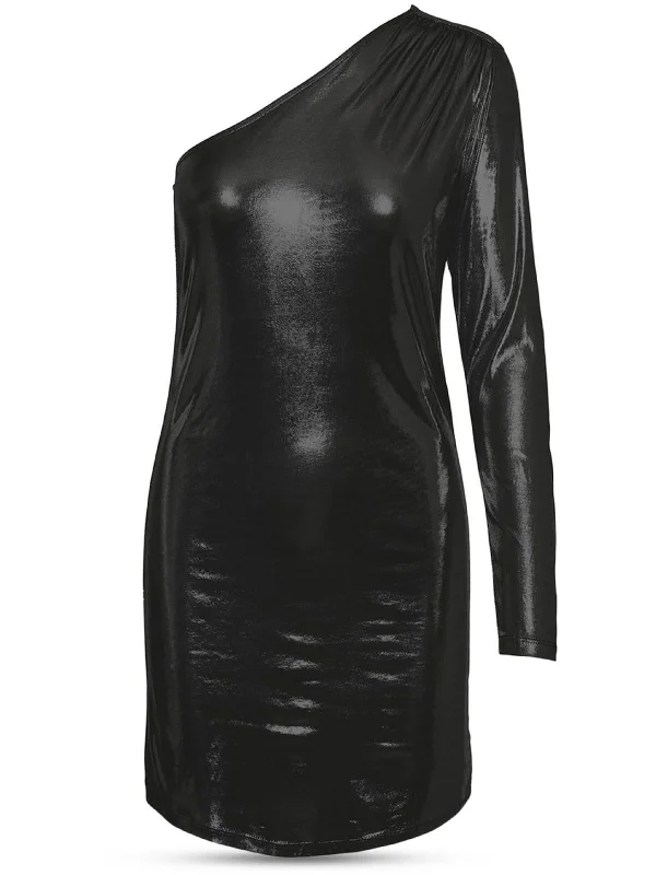 The Best Sale of the Year!The Best Sale of the Year!Juniors Caroline Womens Coated One Shoulder Mini Dress The Best Sale of the Year!The Best Sale of the Year!Juniors Caroline Womens Coated One Shoulder Mini Dress