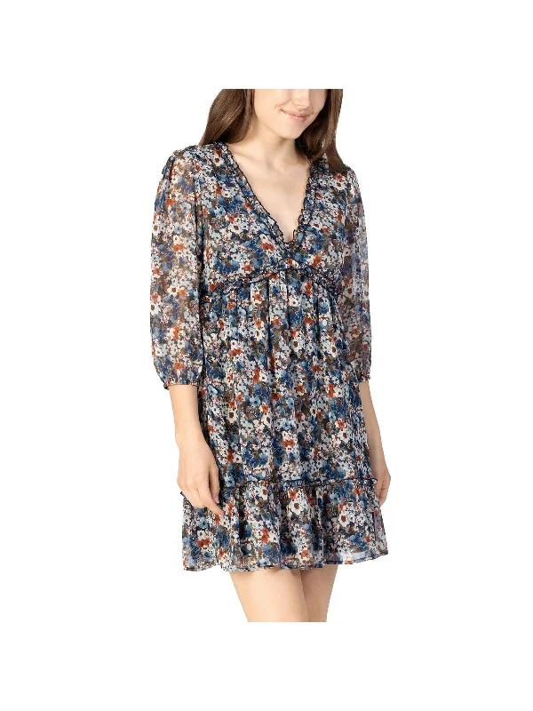 Best Price of the Season!Best Price of the Season!Juniors Womens Floral Babydoll Mini Dress Best Price of the Season!Best Price of the Season!Juniors Womens Floral Babydoll Mini Dress