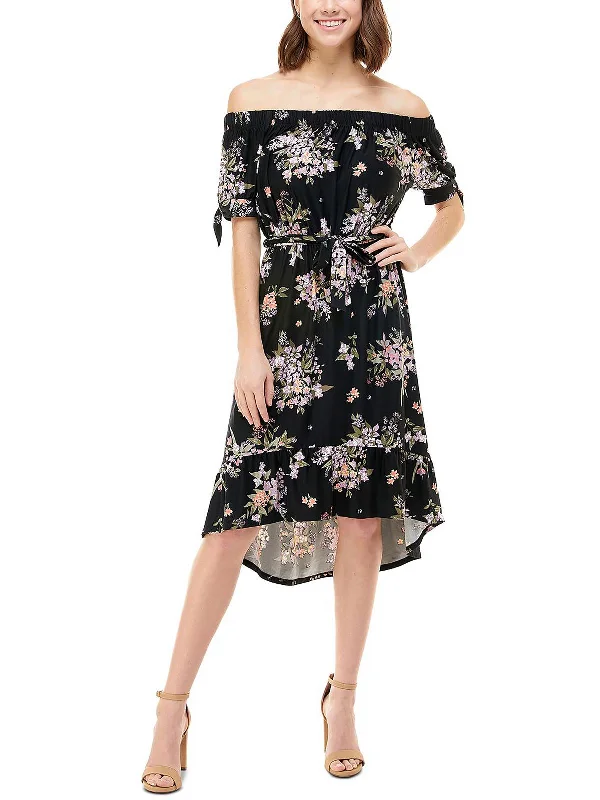 Save Up to 50% Off!Save Up to 50% Off!Juniors Womens Off-The-Shoulder Hi-Low Midi Dress Save Up to 50% Off!Save Up to 50% Off!Juniors Womens Off-The-Shoulder Hi-Low Midi Dress