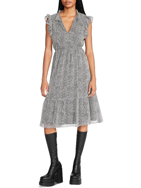 Shop Now and Save!Shop Now and Save!Kora Womens Animal Print Long Midi Dress