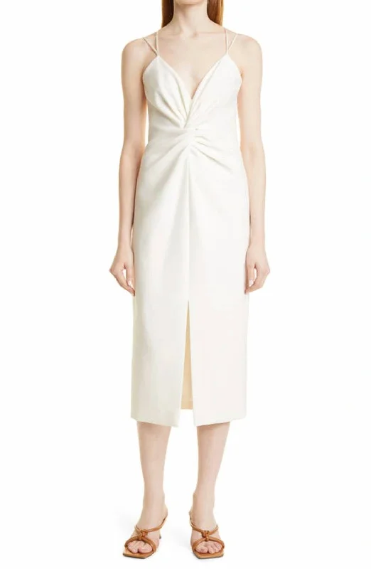 Get More for Less!Get More for Less!Melby Midi Dress In Ivory