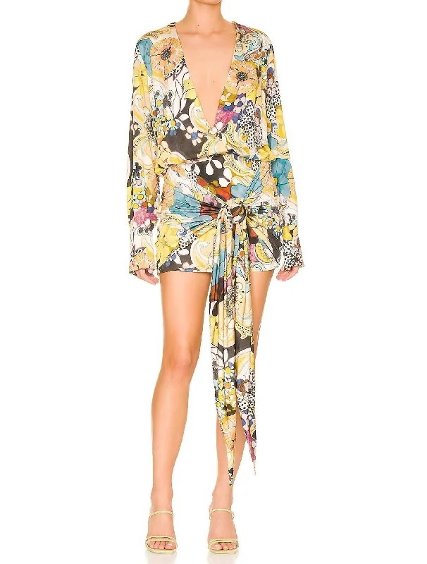 Get the Best for Less!Get the Best for Less!Monica Mini Dress in Floral Grove