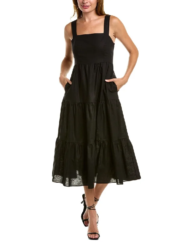 Limited Edition, Limited Price!Limited Edition, Limited Price!O.P.T. Billie Linen-Blend Midi Dress Limited Edition, Limited Price!Limited Edition, Limited Price!O.P.T. Billie Linen-Blend Midi Dress