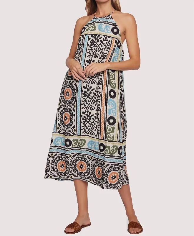 Everything Must Go!Everything Must Go!Oracle Midi Dress In Black Multi
