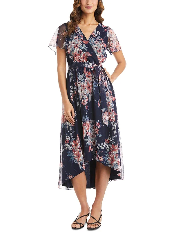 The Best Sale of the Year!The Best Sale of the Year!Petites Womens Floral Asymmetric Midi Dress The Best Sale of the Year!The Best Sale of the Year!Petites Womens Floral Asymmetric Midi Dress