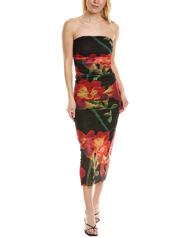 Shop More, Spend Less!Shop More, Spend Less!REVERIEE Mesh Midi Dress
