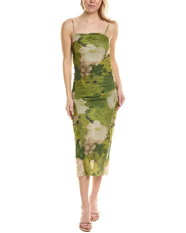 Time to Snag a Bargain!Time to Snag a Bargain!REVERIEE Mesh Midi Dress