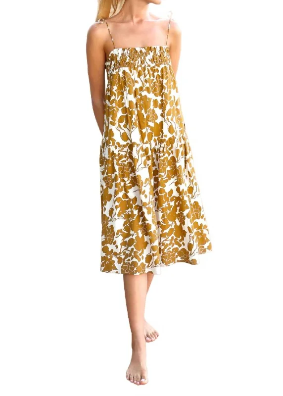 Your Exclusive Offer Awaits!Your Exclusive Offer Awaits!Serena Spaghetti Strap Floral Midi Dress In Sundial Your Exclusive Offer Awaits!Your Exclusive Offer Awaits!Serena Spaghetti Strap Floral Midi Dress In Sundial