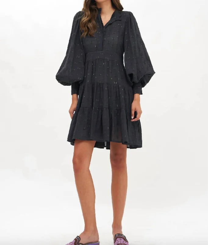 Special Offer – Act Fast!Special Offer – Act Fast!Shirt Waist Mini Dress In Midnight Black/gold Special Offer – Act Fast!Special Offer – Act Fast!Shirt Waist Mini Dress In Midnight Black/gold