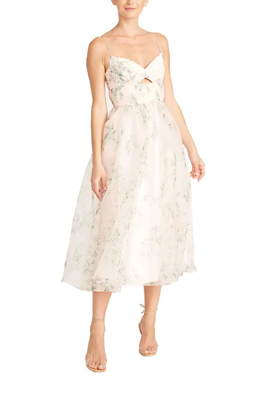 Limited Stock Available!Limited Stock Available!Sleeveless Organza Midi Dress In Cherry Blossom Pink Limited Stock Available!Limited Stock Available!Sleeveless Organza Midi Dress In Cherry Blossom Pink