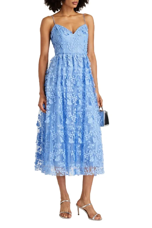 Flash Sale – Act Fast!Flash Sale – Act Fast!Sleeveless Tulle Midi Dress In Delphinium Blue Flash Sale – Act Fast!Flash Sale – Act Fast!Sleeveless Tulle Midi Dress In Delphinium Blue