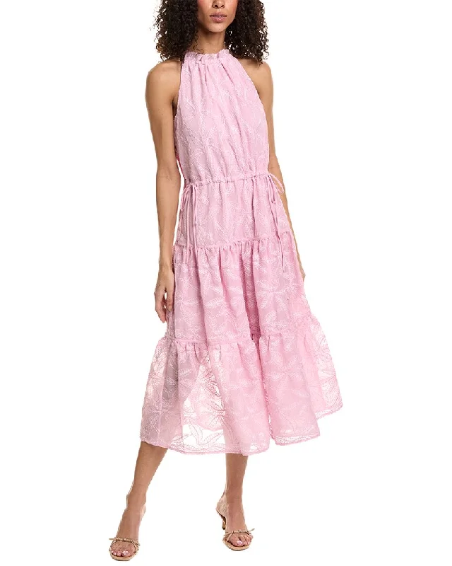 Flash Sale – Act Fast!Flash Sale – Act Fast!Ted Baker Embroidered Midi Dress