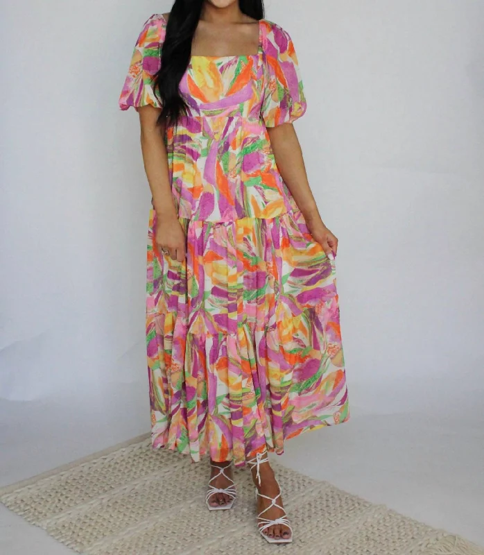 Hottest Discounts of the Year!Hottest Discounts of the Year!Uptown Girl Midi Dress In Orange/multi Hottest Discounts of the Year!Hottest Discounts of the Year!Uptown Girl Midi Dress In Orange/multi
