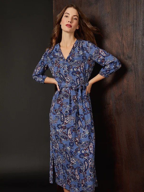Your Favorite Sale is Back!Your Favorite Sale is Back!V-Neck Belted Crepe de Chine Midi Dress Your Favorite Sale is Back!Your Favorite Sale is Back!V-Neck Belted Crepe de Chine Midi Dress
