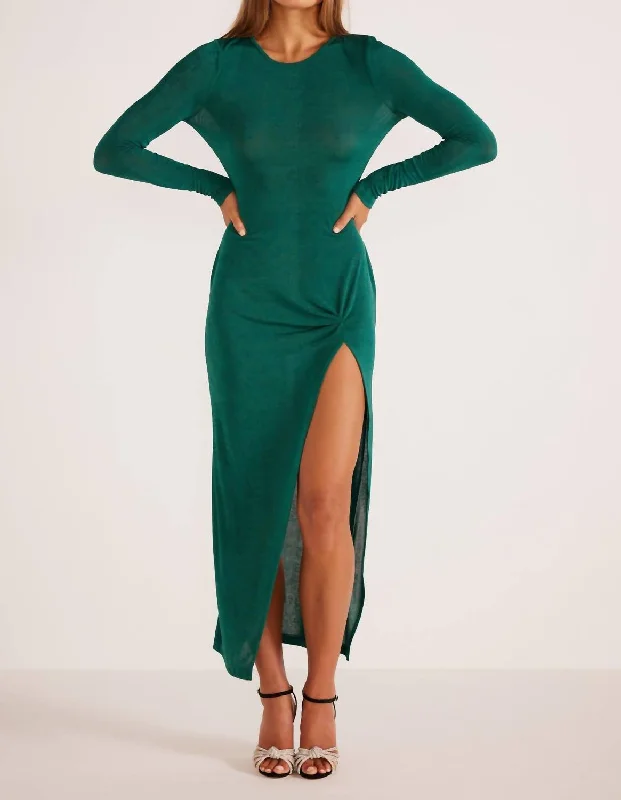 Enjoy Huge Discounts Now!Enjoy Huge Discounts Now!Women's Alessia Midi Dress In Emerald Green Enjoy Huge Discounts Now!Enjoy Huge Discounts Now!Women's Alessia Midi Dress In Emerald Green