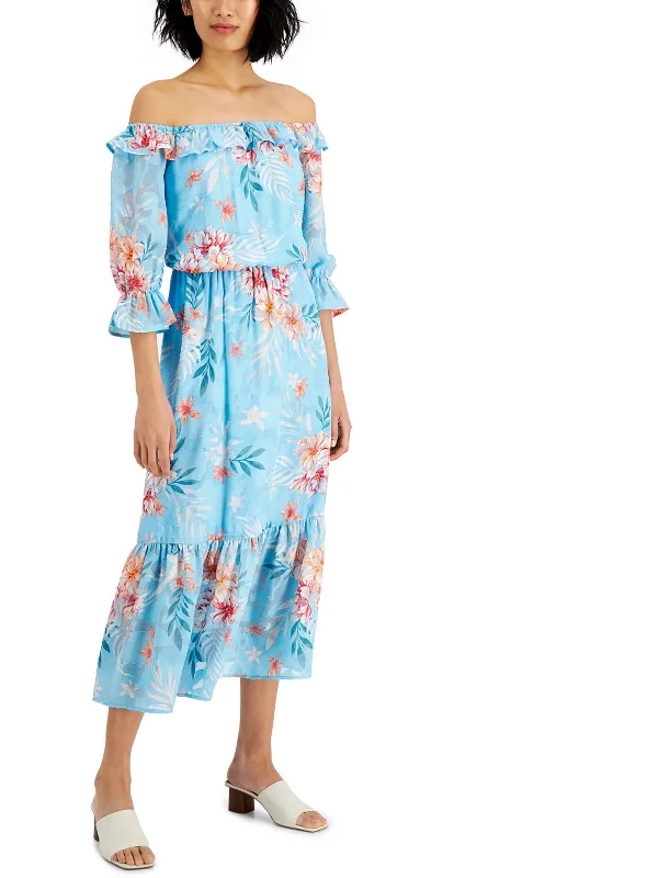 Exclusive Deals Just for You!Exclusive Deals Just for You!Womens Chiffon Floral Midi Dress Exclusive Deals Just for You!Exclusive Deals Just for You!Womens Chiffon Floral Midi Dress