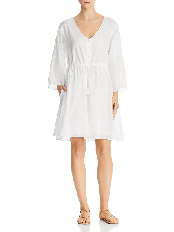 Shop Today, Save Tomorrow!Shop Today, Save Tomorrow!Womens Cotton Ruched Mini Dress Shop Today, Save Tomorrow!Shop Today, Save Tomorrow!Womens Cotton Ruched Mini Dress