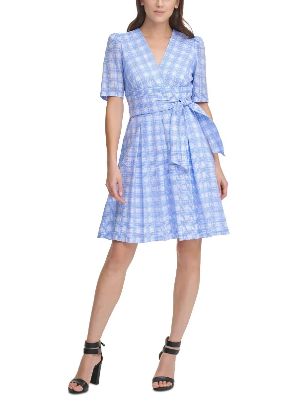 More Discounts, More Joy!More Discounts, More Joy!Womens Crepe Surplice-Neck Mini Dress More Discounts, More Joy!More Discounts, More Joy!Womens Crepe Surplice-Neck Mini Dress