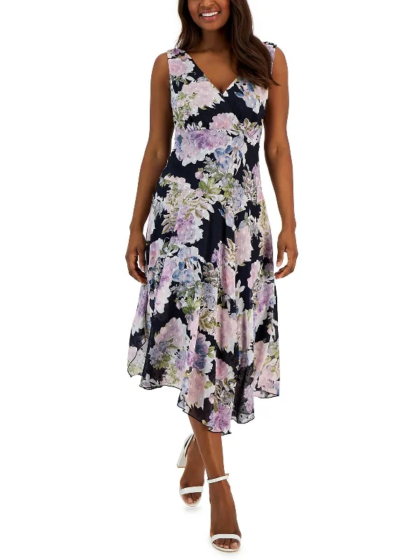 Incredible Savings Inside!Incredible Savings Inside!Womens Floral Midi Midi Dress