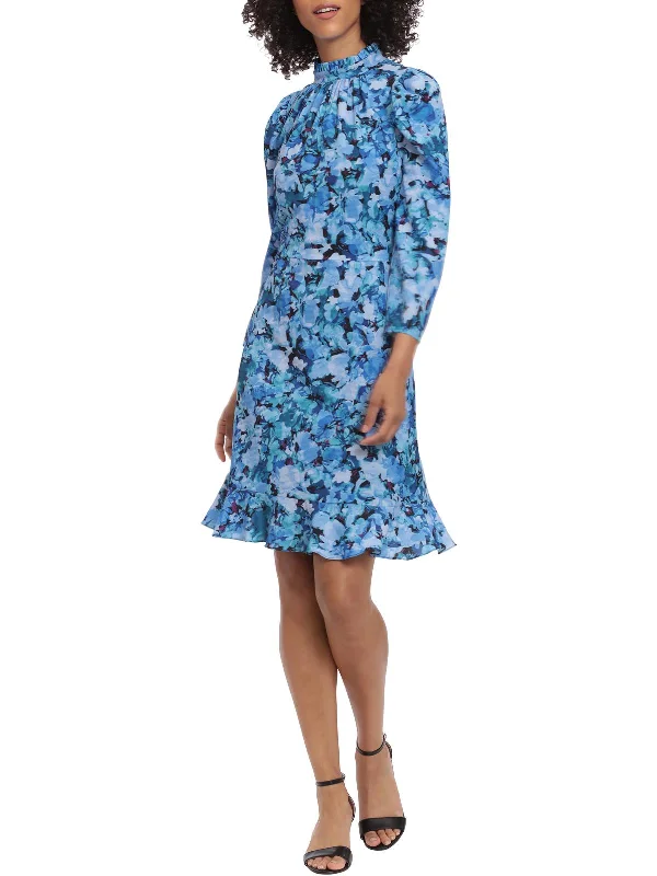 Save More Than Ever!Save More Than Ever!Womens Floral Short Mini Dress