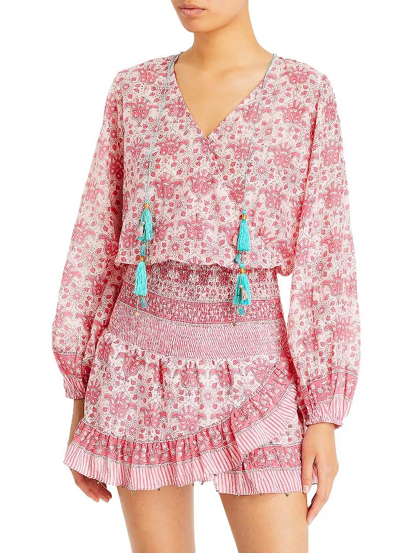 Get Ready to Save!Get Ready to Save!Womens Fringe Mini Mini Dress