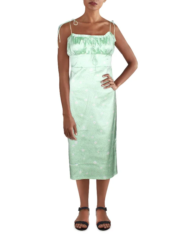 Time to Save Big!Time to Save Big!Womens Gathered Printed Midi Dress