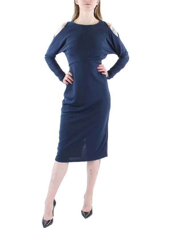 Get Ready to Save!Get Ready to Save!Womens Jersey Stretch Midi Dress