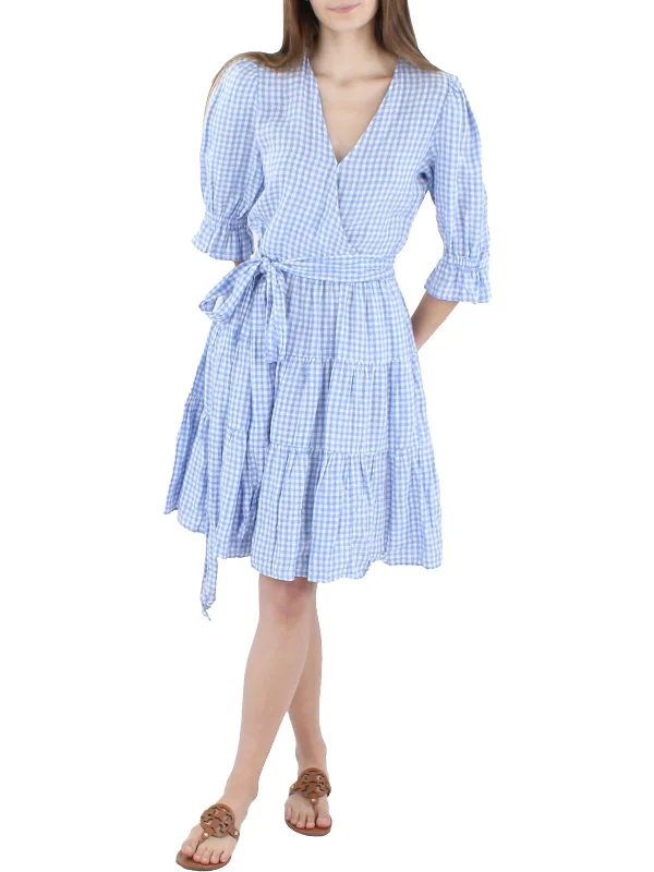 Find the Best Deals Here!Find the Best Deals Here!Womens Linen Check Print Midi Dress Find the Best Deals Here!Find the Best Deals Here!Womens Linen Check Print Midi Dress