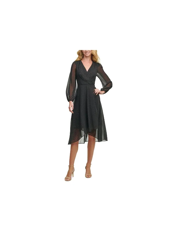 Your Wallet Will Thank You!Your Wallet Will Thank You!Womens Metallic Polka Dot Midi Dress Your Wallet Will Thank You!Your Wallet Will Thank You!Womens Metallic Polka Dot Midi Dress