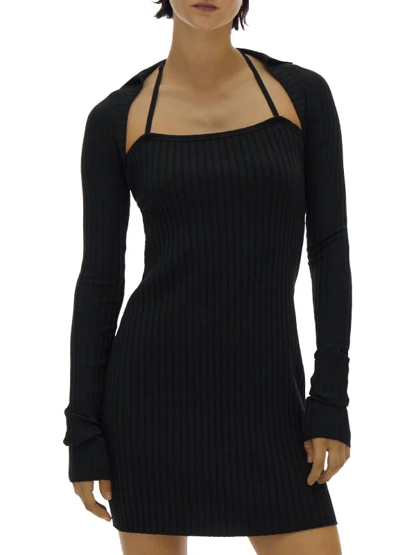 Save More When You Shop More!Save More When You Shop More!Womens Ribbed Knit Fitted Mini Dress Save More When You Shop More!Save More When You Shop More!Womens Ribbed Knit Fitted Mini Dress