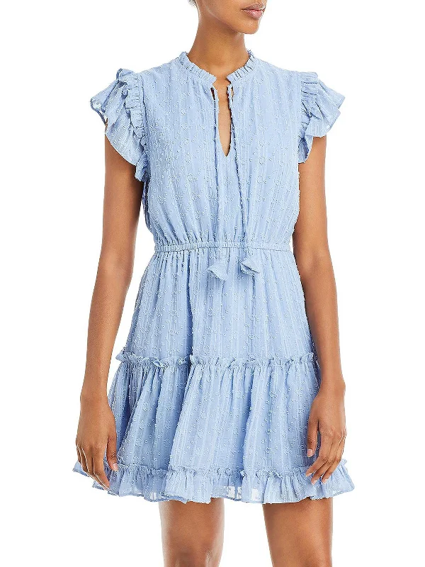 Hurry! While Supplies Last!Hurry! While Supplies Last!Womens Ruffled Short Mini Dress