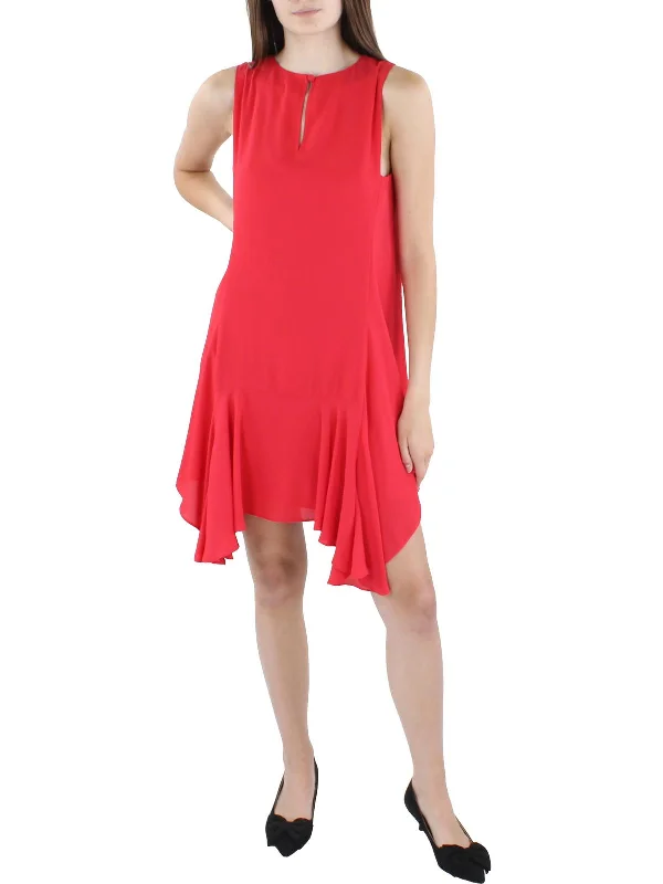 Only a Few Left – Order Now!Only a Few Left – Order Now!Womens Split Neck Flare Mini Dress Only a Few Left – Order Now!Only a Few Left – Order Now!Womens Split Neck Flare Mini Dress